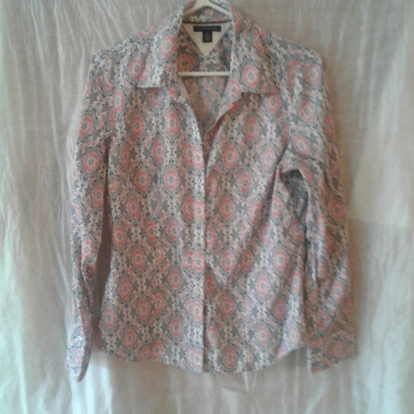 Women's Tommy Hilfiger button down shirt paisley print - Picture 4 of 8